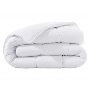 Couette 240x260 blanche en polyester 400g g/m²