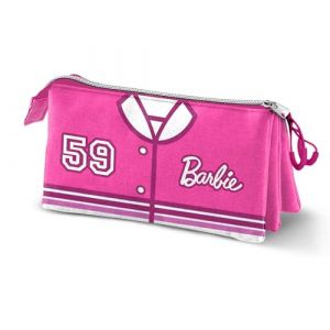 Karactermania Trousse triple fille Barbie Varsity