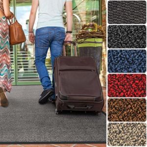 Tapis antid&eacute;rapant tr&egrave;s absorbant Noir-moutarde 40 x 60 cm