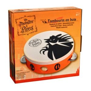 LGRI Tambourin en bois Un Monstre à Paris