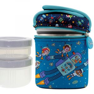 Laken Flacon Alimentaire Thermo En Acier Inoxydable 1l Sweet Summer Int&eacute;rieur Conteneurs Et Sweet Summer Housse En N&eacute;opr&egrave;ne One Size Multicolor