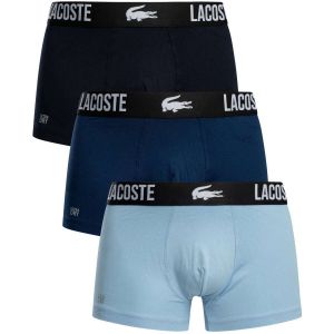 Lacoste Boxers Lot de 3 malles en coton extensible