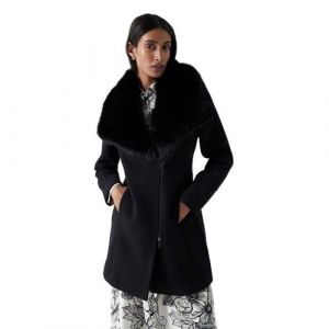 Manteau The reimagined wool coat with fur - Salsa