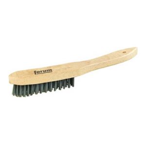 Forum Brosse métallique à main, fil d'acier, Nombre de rangées : 5