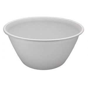 Iris Ohyama Pot de fleur rond &agrave; r&eacute;serve d'eau - Round Plant Pot - 450. plastique. blanc. grand. 44.5 x 44.5 x 21.6 cm