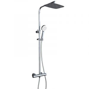 Colonne de Douche Thermostatique Chrom&eacute; - IMEX Praga