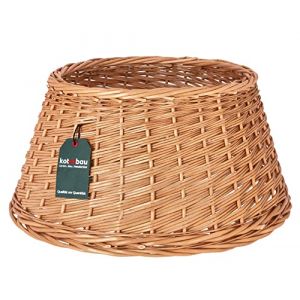Panier de Sapin de noël en osier Ø 45 cm - Jupe de sapin de Noël couleur naturelle - KOTARBAU