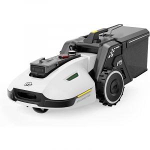 Yuka 2000 Robot Tondeuse Sans Fil, avec Balayeuse, NetRTK+3D Vision, Cartographie Automatique, Recommandé 2000m², Max. 2400m², Hauteur de Coupe 20-90