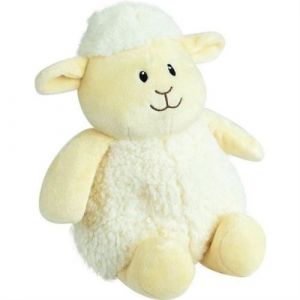 Jemini Peluche bouillotte Mouton A chauffer au microondes micro perles d argile 19 cm