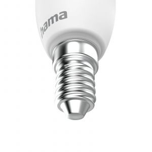 Hama Ampoule Led Wi-Fi Intelligente, E14, Mate, 4,9w, Rvbb, Pr Comm. Voc./Appl.