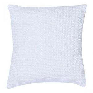 Declikdeco Coussin recyclé Maïa - Blanc