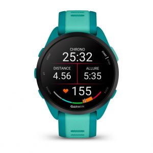 Garmin Montre de sport forerunner 165 music turquoise bleu aqua