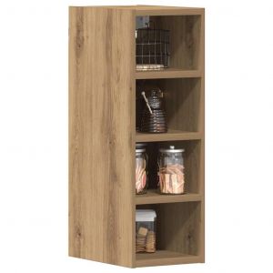 VidaXL Armoire Suspendue Chêne Artisanal 20x29,5x60 Cm Bois Ingénierie