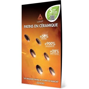Lexip Souris sans fil PATINS CERAMIQUES POUR SOURIS