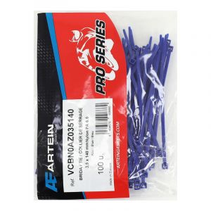 Lot de 100 colliers de serrage nylon Artein Rilsan