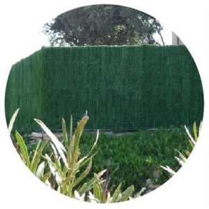 Jet7Garden Haie artificielle 126 brins vert thuyas en rouleau Supra (Lot de 6) 1.2 x 3 m