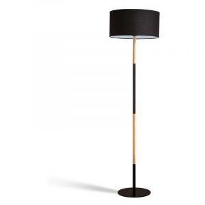Barcelona led Lampe sur pied en bois "Class" E27