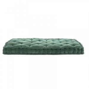 Image de Cotton wood Coussin de palette - 60 x 120 x 10 cm - Velours Vert bouteille