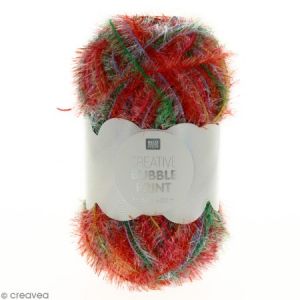 Rico Design Pelote Créative BUBBLE PRINT 003 Multicolore