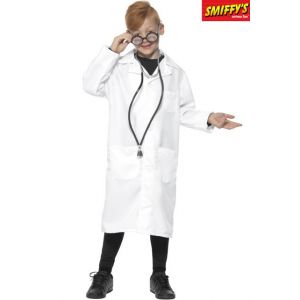 Smiffy's Costume scientifique / docteur, unisexe, Blanc, Avec blouse de laboratoire