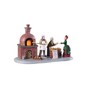 Lemax Village de noël le boulanger au fourneau