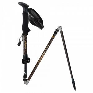 Bâton de randonnée carbone Guidetti Flashlock Ambre