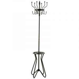 Image de Porte Manteaux Design Industriel "Amazo" 201cm Noir Prix