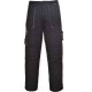 Portwest Pantalon de Travail poches genouill&egrave;res TEXO (Taille : L, Couleur : Noir)