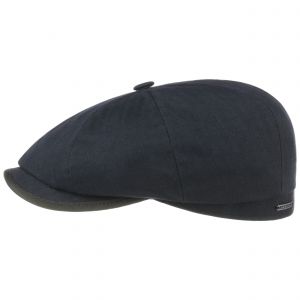 Image de Stetson Casquette Hatteras Cotton Herringbone bleu foncé 59 cm