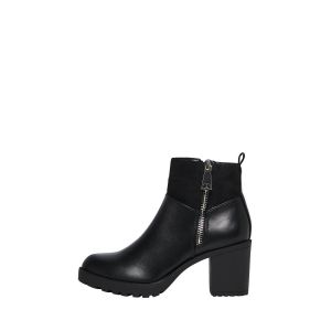 Only ONLBARBARA-6 PU Heeled Zip Boot, Bottines Femme, Noir, 39 EU