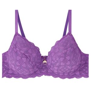 Pomm'Poire Soutien-gorge à armatures grand maintien violet Edito