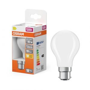 Osram Ampoule LED Standard verre d&eacute;poli 4W=40 B22 chaud
