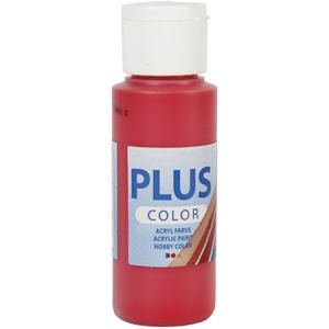 Plus color Peinture acrylique - 60 ml - Baie rouge