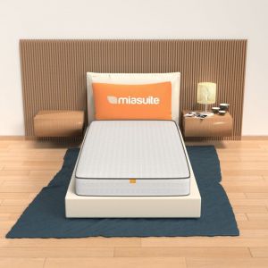 Miasuite i sogni italiani Matelas mémoire de forme 90x190, Épaisseur 15 cm - Dispositif médical | Simple, Bianco