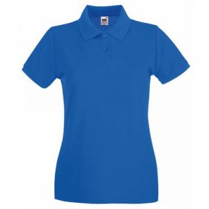 Image de Polo à manches courtes Fruit Of The Loom pour femme (XL) (Bleu royal) - UTBC1377