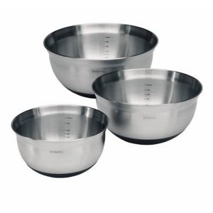 Image de Brabantia 3 bols mélangeurs en inox (1 /1,6 / 3 L)