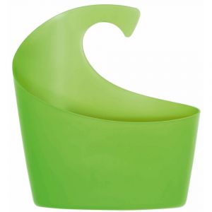 Image de Spirella Panier de rangement WallBask à suspendre pour salle de bain 1L vert