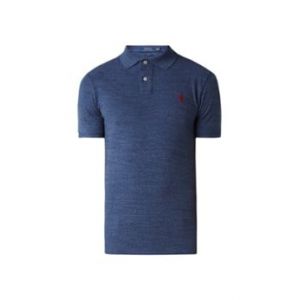 Image de Ralph Lauren Polo piqué Polo slim à manches courtes Bleus - Taille 4