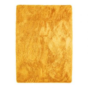 Image de Thedecofactory NEO YOGA - Tapis à poils longs extra-doux jaune 120x170 - Jaune