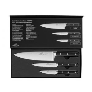 Lion sabatier Coffret Cuisine 3 Pièces Egide Abs (Office 9 Cm + Légufruit 13 Cm + Cuisine 20 Cm) 764580