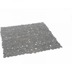 Kiamami Valentina Tapis De Douche Antidérapant Effet Pierre Gris Riva