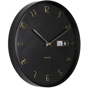 Present time Horloge murale métalique Data Flip