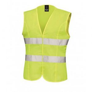 Result Core Gilet à haute visibilité sans manches pour femme - Jaune - 36