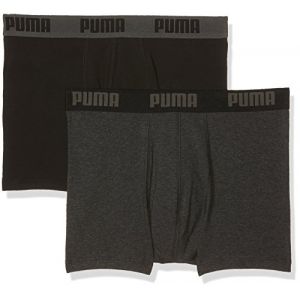 Puma 12 er Pack Boxer Boxershorts Men Pant Underwear Dark Grey Mélange/Black size XL