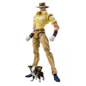 Medicos entertainment JoJo's Bizarre Adventure figurine Super Action Chozokado (Joseph Joestar & Iggy) (3rd-run) 15 cm