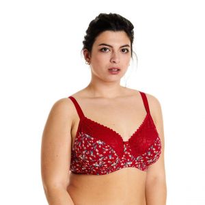 Image de Soutien-gorge à armatures grand maintien rouge Paprika