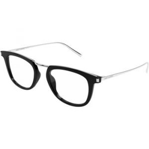 Saint laurent Unisex SL 753 OPT 001 Cadres Vista Acétate Noir Transparent Ronde