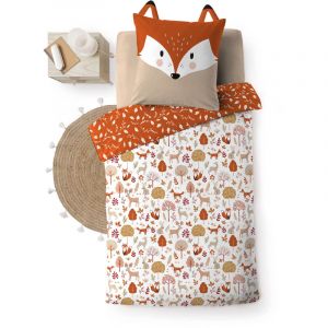 Housse de couette + 1 taie 140 x 200 cm Rox le renard