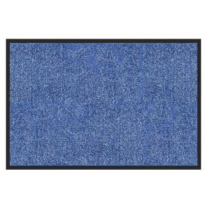 Karat - Tapis de Porte Paillasson d'entrée Rhine Bleu 120 x 180 cm