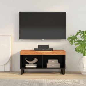 VidaXL Meuble TV 85x33x43,5 cm bois d'acacia massif
